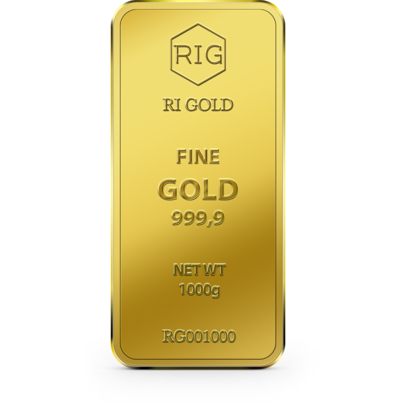 1.000 Gram Gold bar